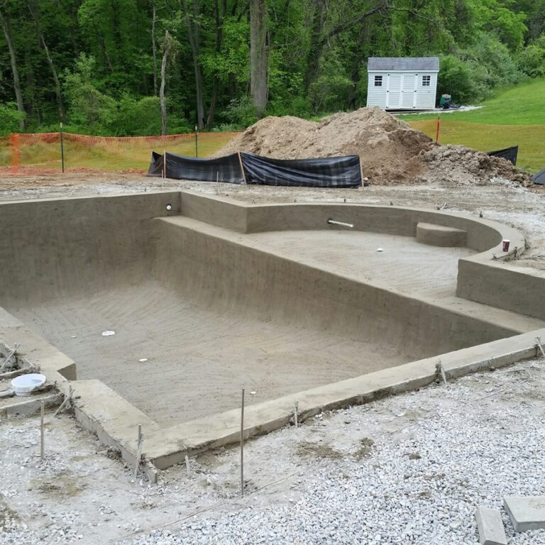 Gunite Applied